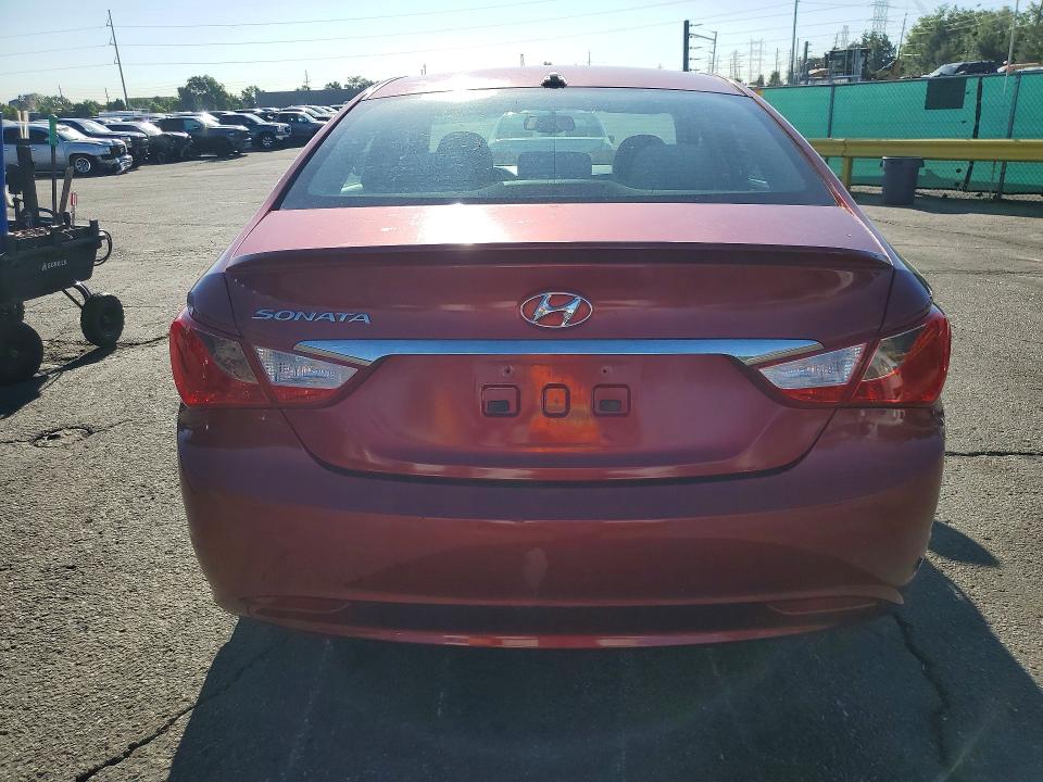 2013 Hyundai Sonata VIN 5NPEB4AC9DH729574 COPART salvage auction — REAR END, Co - Public - Salvage Title, sold $1,200 on 2026-07-18 (photo 6)