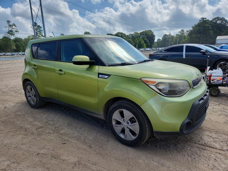 2015 Kia Soul VIN KNDJN2A27F7816754 COPART salvage auction — REAR END, La - Cert Of Title-Salvage, sold $950 on 2026-07-07 (photo 4)