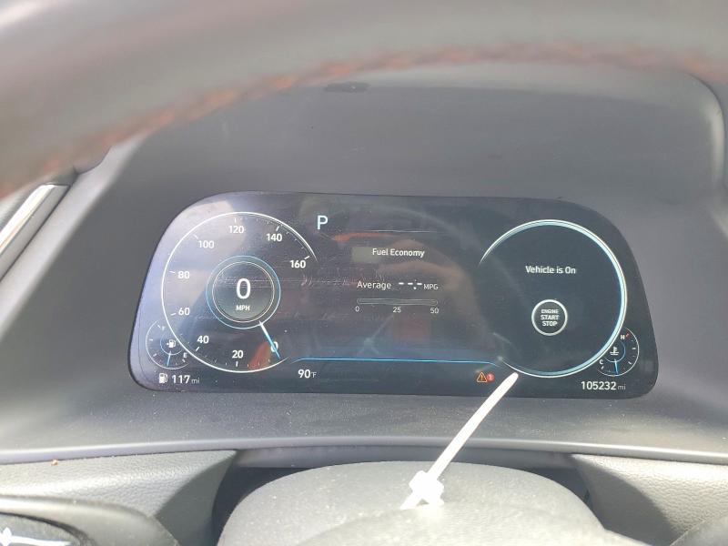 2021 Hyundai Sonata VIN 5NPEJ4J2XMH114218 COPART salvage auction — FRONT END, La - Cert Of Title-Salvage, sold $7,000 on 2026-07-20 (photo 9)