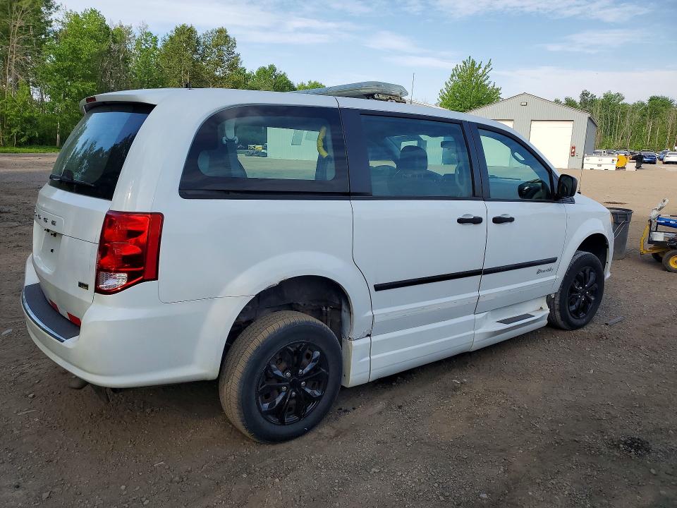 2014 Dodge Caravan VIN 2C4RDGBG2ER314843 COPART salvage auction — MINOR DENT/SCRATCHES, On - Permit No Brand - Unfit, sold $1,000 on 2026-07-03 (photo 3)