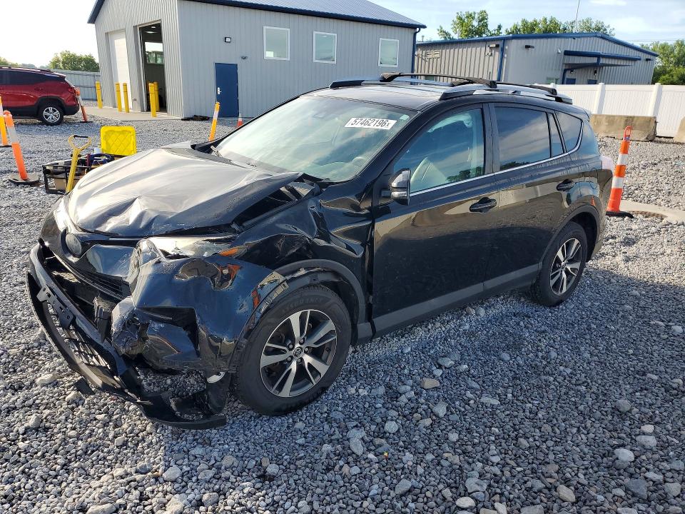 2018 Toyota Rav 4 VIN 2T3RFREV4JW709770 COPART salvage auction — FRONT END, Oh - Cert Of Title-Salvage, sold $4,500 on 2026-07-02 (photo 1)