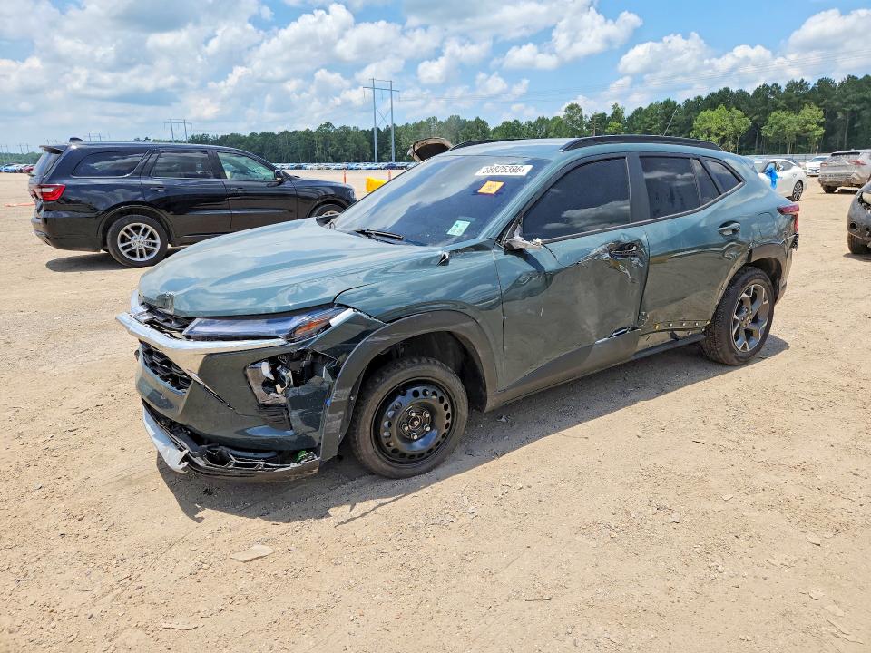 2025 Chevrolet Trax VIN KL77LHEP8SC052422 COPART salvage auction — SIDE, LA - CERT OF TITLE-SALVAGE, sold $100 on 2026-07-28 (photo 1)