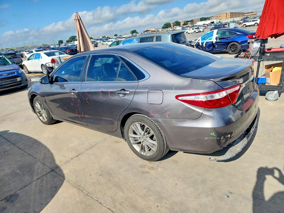 2016 Toyota Camry VIN 4T1BF1FK2GU143679 COPART salvage auction — REAR END, Tx - Salvage Vehicle Title, sold $3,350 on 2026-07-27 (photo 2)