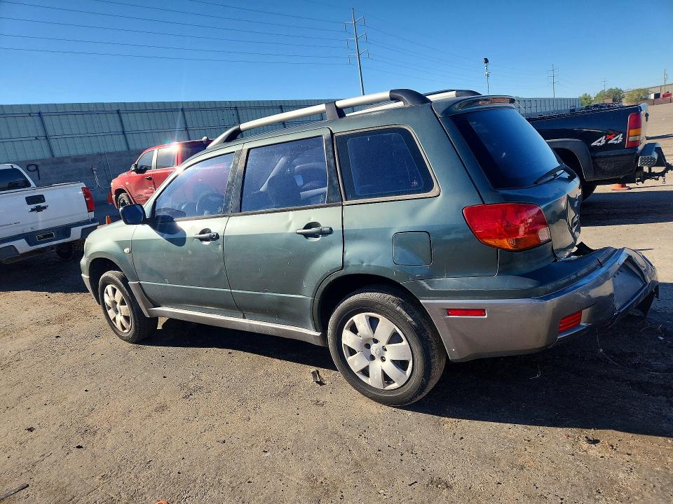2004 Mitsubishi Outlander VIN JA4LX31F74U047743 COPART salvage auction — REAR END, Nm - Cert Of Title-Salvage, sold $200 on 2026-07-09 (photo 2)