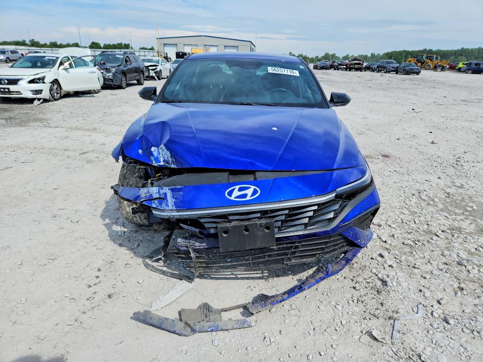 2025 Hyundai Elantra VIN KMHLM4DG3SU056067 COPART salvage auction — FRONT END, Il - Salvage Certificate, sold $4,400 on 2026-07-27 (photo 5)