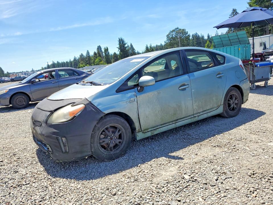 2013 Toyota Prius VIN JTDKN3DUXD1637017 COPART salvage auction — FRONT END, Wa - Affidavit In Lieu Of Title, sold $1,950 on 2026-07-24 (photo 1)
