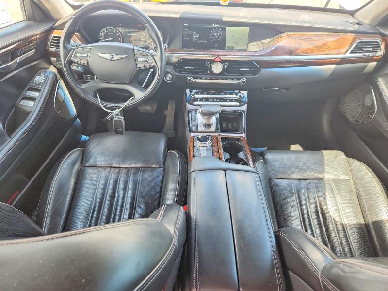 2018 Genesis G90 VIN KMHG54JH9JU043379 COPART salvage auction — ROOF, Va - Cert Of Title - Salvage, sold $1,250 on 2026-07-20 (photo 8)