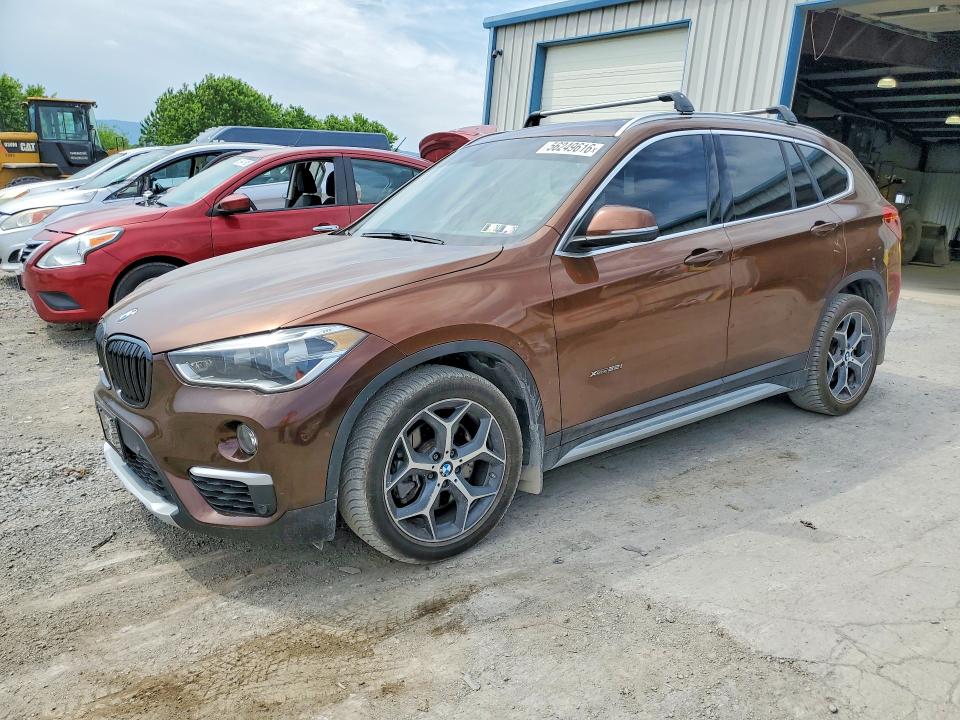 2016 BMW X1 VIN WBXHT3C37GP880247 COPART salvage auction — MINOR DENT/SCRATCHES, Pa - Cert Of Title (P), sold $4,300 on 2026-07-02 (photo 1)