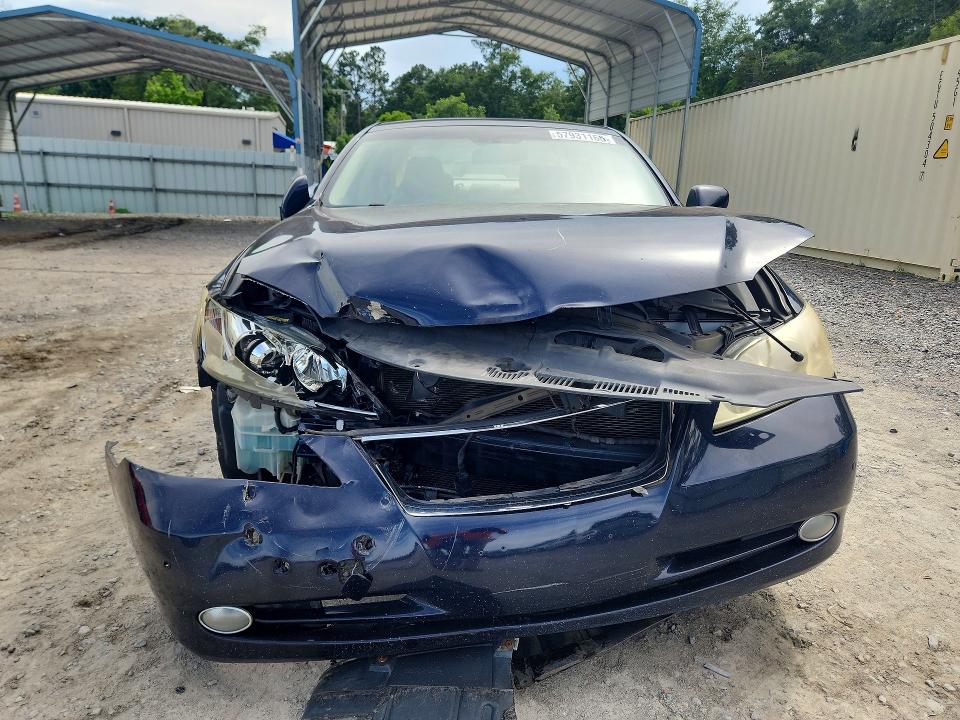 2007 Lexus Es 350 VIN JTHBJ46GX72110035 COPART salvage auction — FRONT END, Sc - Cert Of Title-Salvage, sold $800 on 2026-07-28 (photo 5)