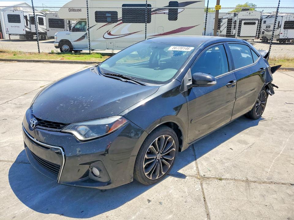 2015 Toyota Corolla VIN 5YFBURHE7FP291662 COPART salvage auction — REAR END, CA - SALVAGE CERTIFICATE, sold $2,050 on 2026-07-20 (photo 1)
