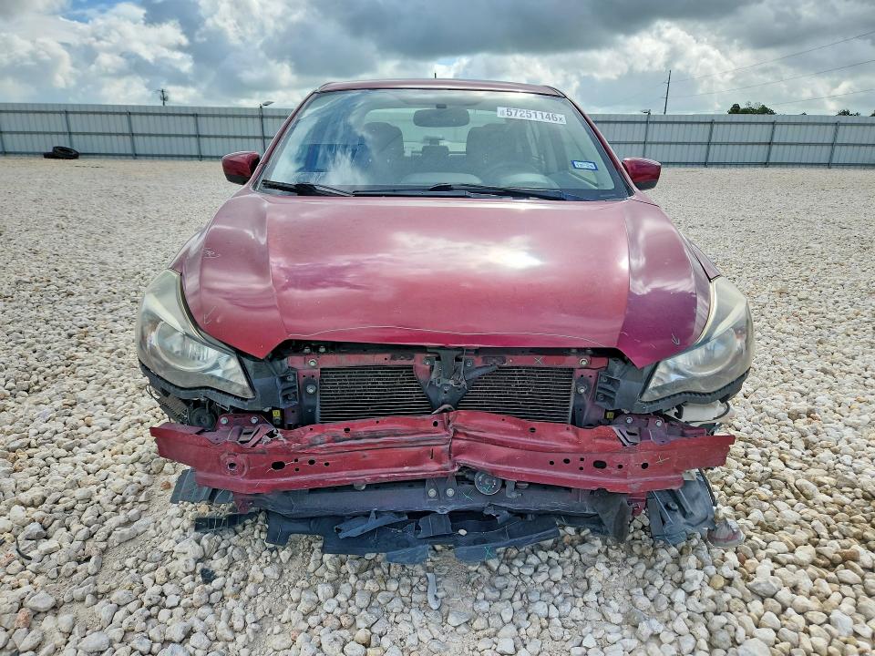 2016 Subaru Impreza VIN JF1GJAF67GH013732 COPART salvage auction — FRONT END, Tx - Salvage Vehicle Title, sold $70 on 2026-07-23 (photo 5)