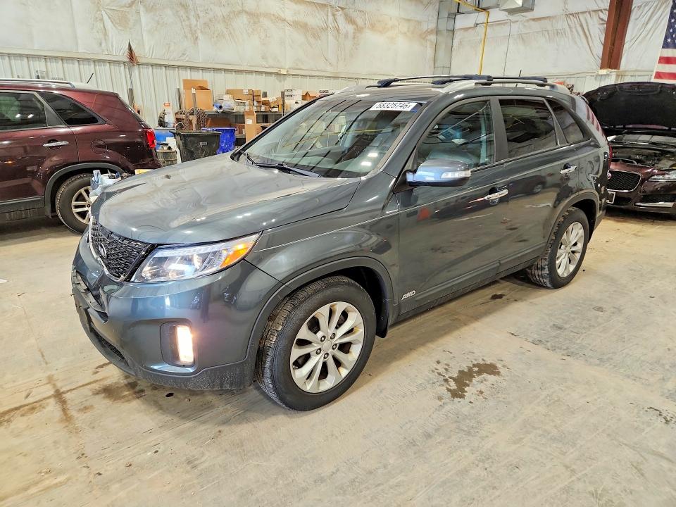 2014 Kia VIN 5XYKUDA76EG531446 COPART salvage auction — FRONT END, Wi - Junked Vehicle Bill Of Sale, sold $1,000 on 2026-07-08 (photo 1)