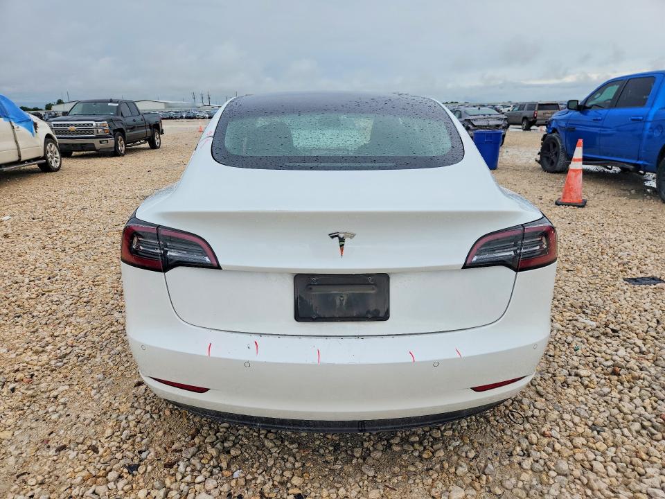 2021 Tesla VIN 5YJ3E1EA5MF854821 COPART salvage auction — REAR END, Tx - Salvage Vehicle Title, sold $2,100 on 2026-07-30 (photo 6)