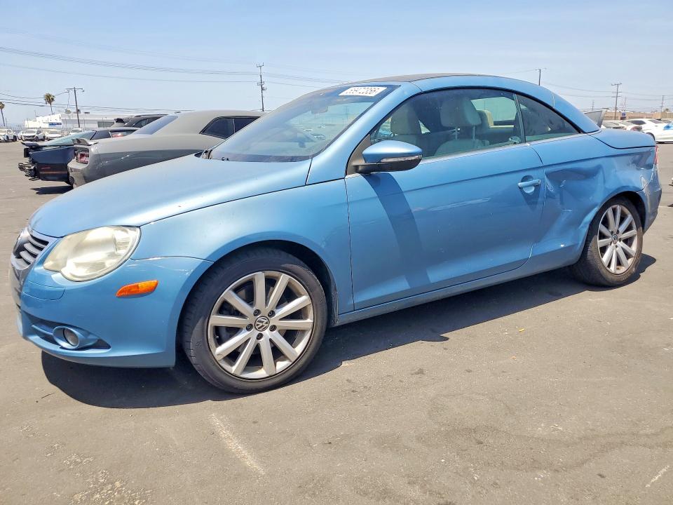 2009 Volkswagen Eos VIN WVWBA71F39V006019 COPART salvage auction — FRONT END, Ca - Salvage Certificate, sold $325 on 2026-07-13 (photo 1)