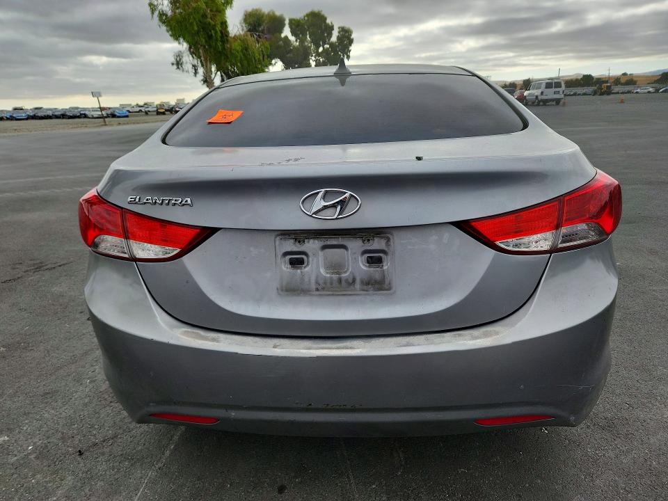 2012 Hyundai VIN KMHDH4AE8CU282392 COPART salvage auction — FRONT END, Ca - Salvage Certificate, sold $200 on 2026-07-27 (photo 6)