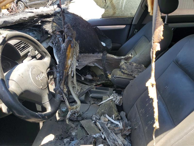 2004 Audi A4 VIN WAUVC68E34A146728 COPART salvage auction — BURN, Ca - Non-Repairable Vehicle Cert, sold $50 on 2026-07-21 (photo 7)