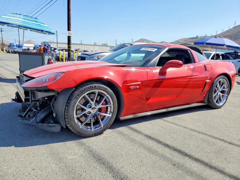 2006 Chevrolet Corvette VIN 1G1YY26E265126200 COPART salvage auction — FRONT END, Ca - Salvage Certificate, sold $30,750 on 2026-07-30 (photo 1)