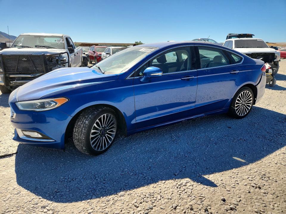 2017 Ford Fusion VIN 3FA6P0K93HR131717 COPART salvage auction — FRONT END, Ut - Salvage Certificate, sold $1,050 on 2026-07-24 (photo 1)