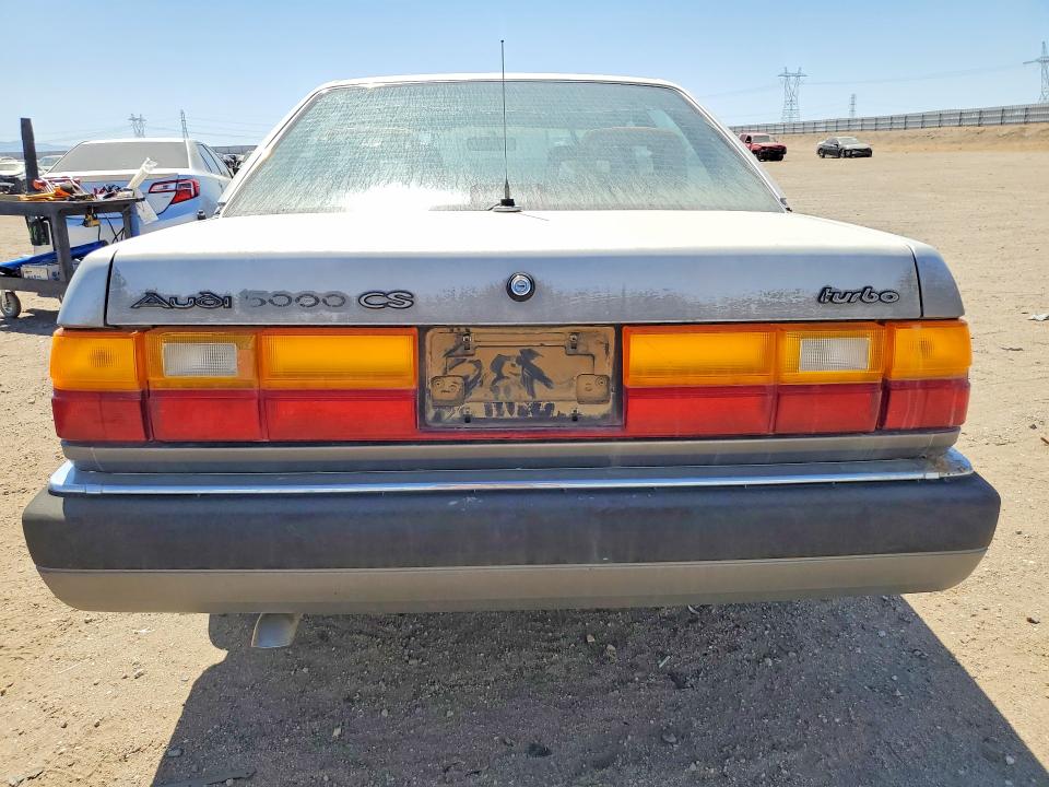 1986 Audi 5000 VIN WAUHD0445GN027290 COPART salvage auction — MINOR DENT/SCRATCHES, Ca - Dis/Dlr/Exp Only Clean Title, sold $200 on 2026-07-20 (photo 6)