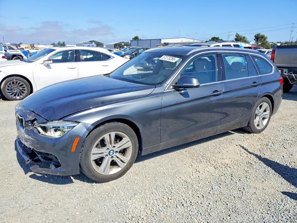 2019 BMW 3 series VIN WBA8K3C52KA484009 COPART salvage auction — FRONT END, Ca - Salvage Certificate, sold $5,200 on 2026-07-24 (photo 1)
