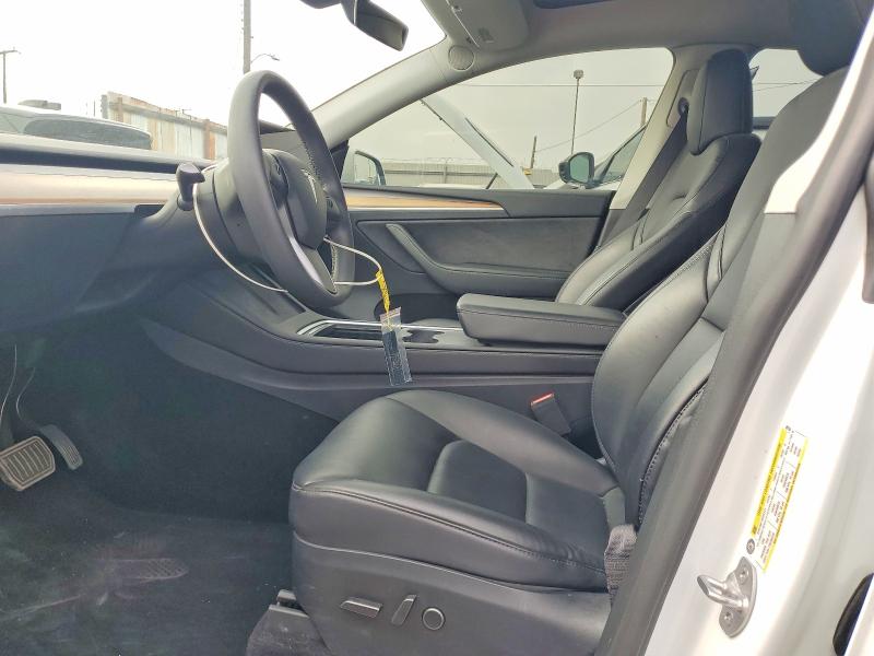 2023 Tesla Model y VIN 7SAYGAEE1PF881184 COPART salvage auction — REAR END, Ca - Salvage Certificate, sold $14,400 on 2026-07-29 (photo 7)