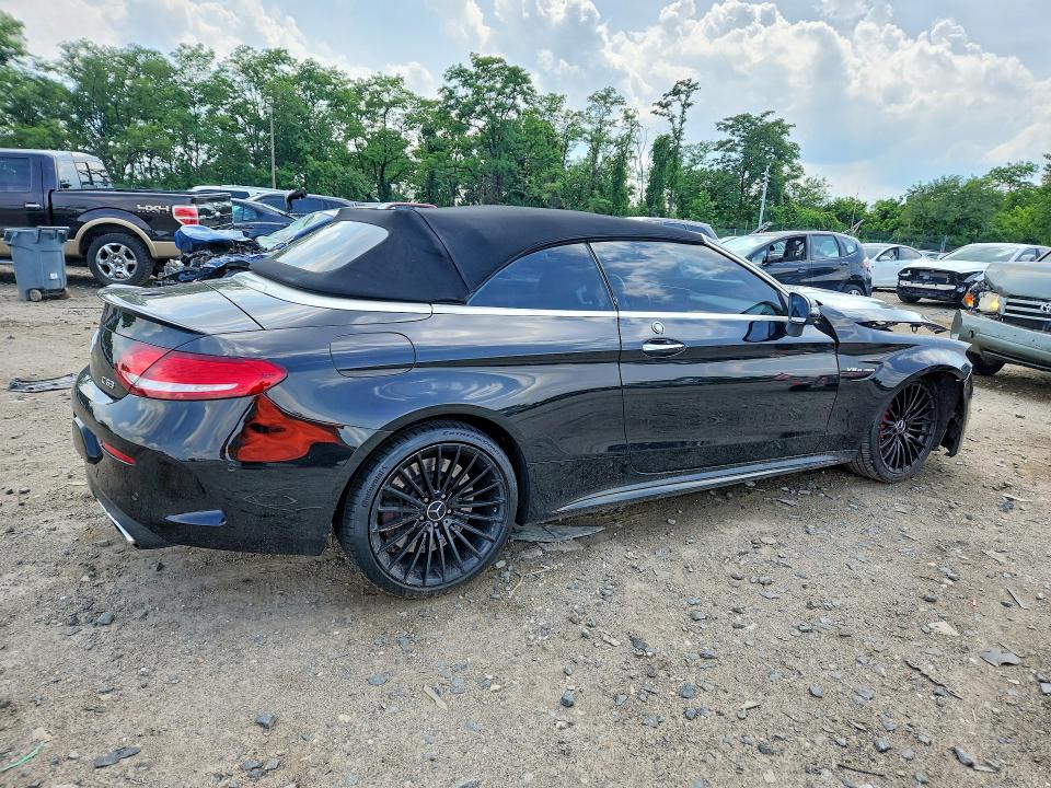 2017 Mercedes-benz VIN WDDWK8GB6HF512547 COPART salvage auction — FRONT END, MD - CERT OF SALVAGE > 75% DAMAGE, sold $10,700 on 2026-08-06 (photo 3)