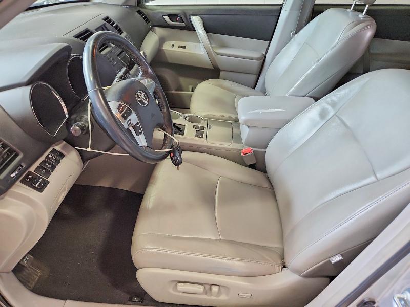 2012 Toyota Highlander VIN 5TDBK3EH3CS175170 COPART salvage auction — FRONT END, Va - Cert Of Title - Salvage, sold $3,500 on 2026-07-02 (photo 7)