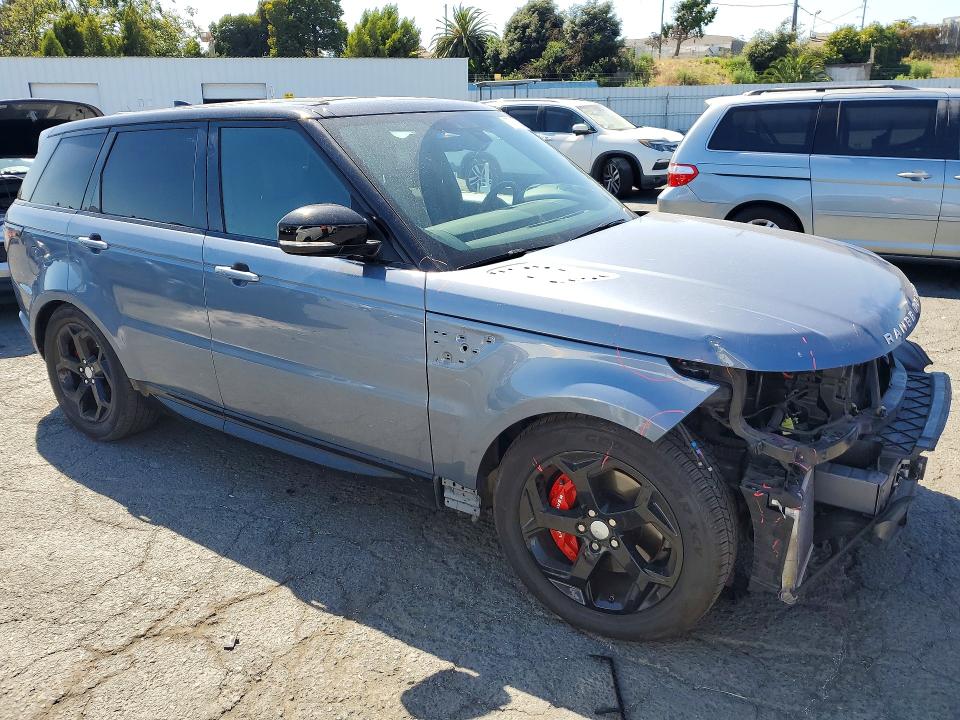 2019 Land rover RANGE ROVER VIN SALWR2RU3KA866721 COPART salvage auction — FRONT END, Ca - Salvage Certificate, sold $10,000 on 2026-07-31 (photo 4)