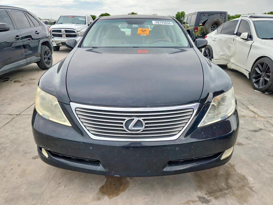 2008 Lexus Ls 460 VIN JTHBL46F385061665 COPART salvage auction — REAR END, Tx - Certificate Of Title, sold $675 on 2026-07-13 (photo 5)