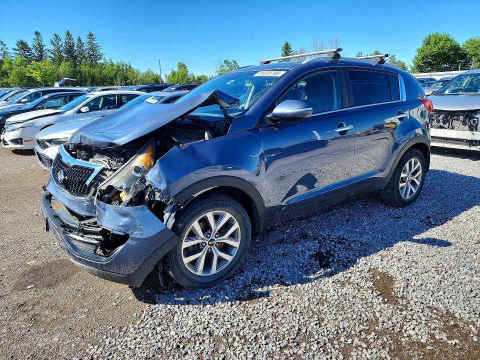 2016 Kia Sportage VIN KNDPC3AC9G7869178 COPART salvage auction — FRONT END, On - Permit Salvage, sold $275 on 2026-07-30 (photo 1)