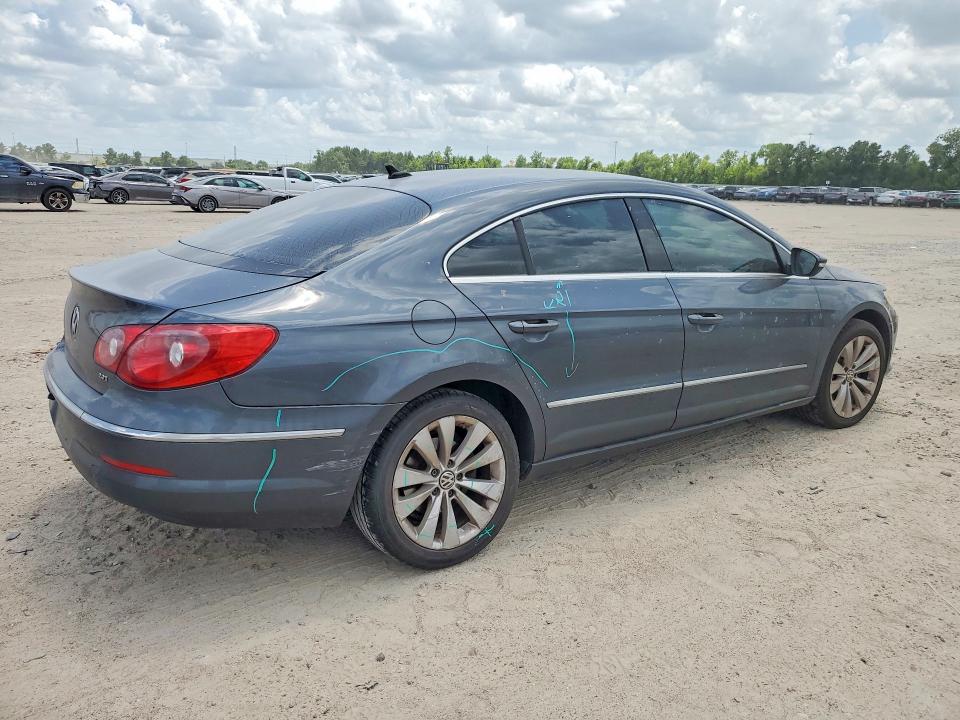 2012 Volkswagen Passat cc VIN WVWMN7AN2CE514977 COPART salvage auction — REAR END, Tx - Salvage Vehicle Title, sold $750 on 2026-07-07 (photo 3)