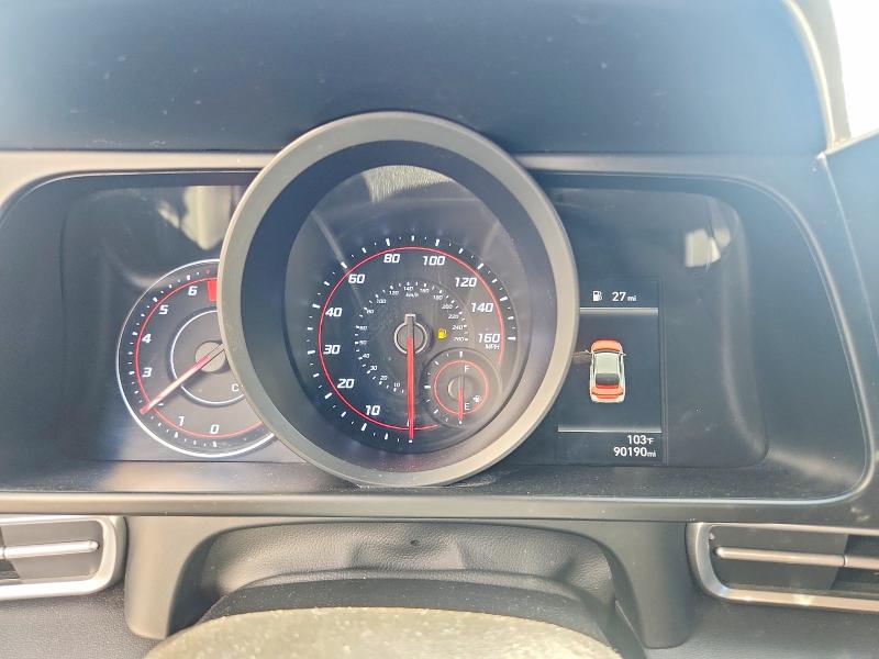 2021 Hyundai Elantra VIN 5NPLM4AG9MH025735 COPART salvage auction — MINOR DENT/SCRATCHES, Nv - Certificate Of Title, sold $8,500 on 2026-07-09 (photo 9)