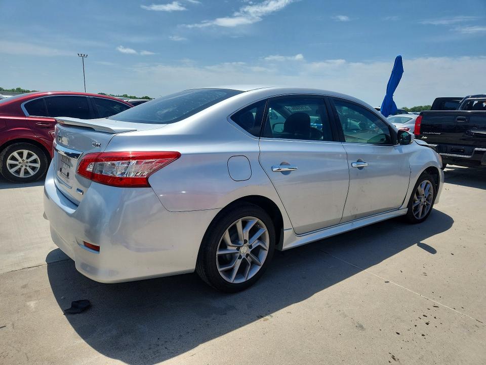 2014 Nissan Sentra VIN 3N1AB7AP4EY321171 COPART salvage auction — FRONT END, Tx - Salvage Vehicle Title, sold $950 on 2026-07-02 (photo 3)