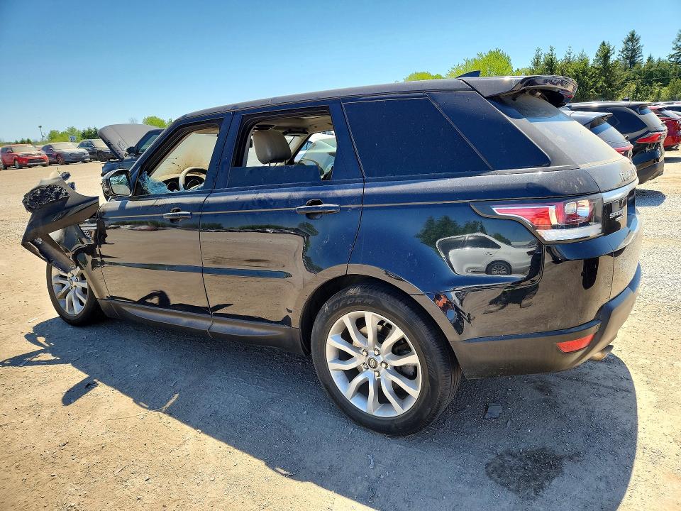 2017 Land rover Range rover sport VIN SALWR2FV9HA686844 COPART salvage auction — ENGINE BURN, On - Permit Irrepairable, sold $1,200 on 2026-07-02 (photo 2)