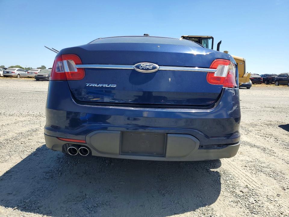2012 Ford Taurus VIN 1FAHP2DW2CG124152 COPART salvage auction — FRONT END, Ca - Salvage Certificate, sold $200 on 2026-07-09 (photo 6)