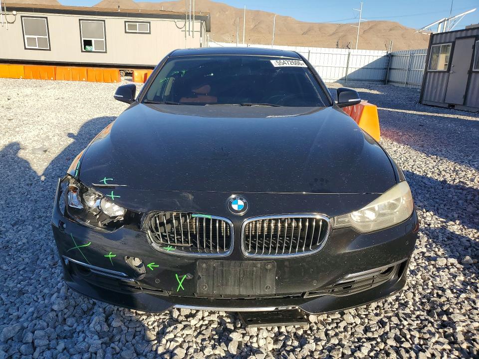 2014 BMW 3er VIN WBA3B3G50ENR81948 COPART salvage auction — FRONT END, Nv - Salvage Title, sold $850 on 2026-07-20 (photo 5)