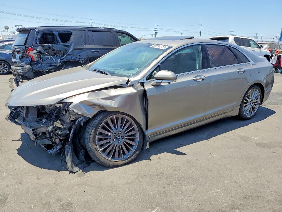 2015 Lincoln Mkz VIN 3LN6L2GK0FR617844 COPART salvage auction — FRONT END, Ca - Salvage Certificate, sold $250 on 2026-07-27 (photo 1)