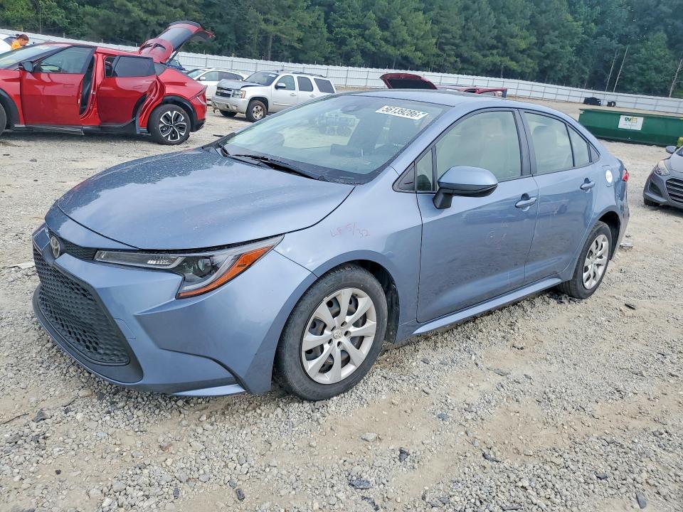 2021 Toyota VIN JTDEPMAE3MJ155998 COPART salvage auction — SIDE, GA - CERT OF TITLE-SALVAGE, sold $4,550 on 2026-07-08 (photo 1)