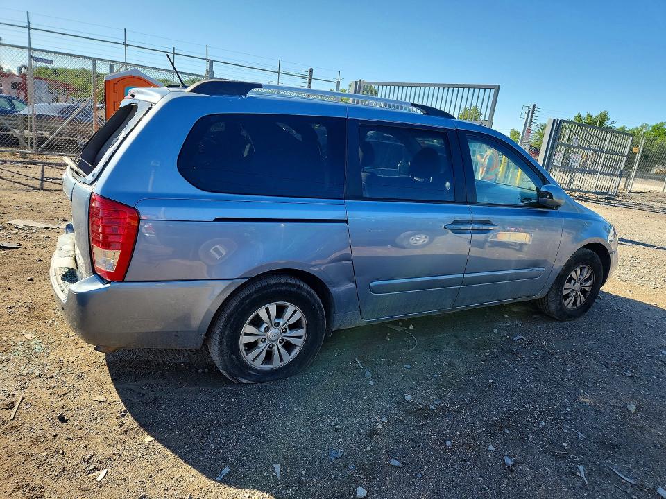 2012 Kia SEDONA VIN KNDMG4C7XC6440502 COPART salvage auction — REAR END, Md - Cert Of Salvage > 75% Damage, sold $375 on 2026-07-07 (photo 3)