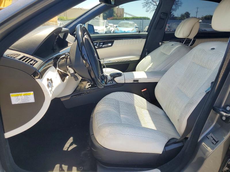 2012 Mercedes-benz S-klasse VIN WDDNG7DB4CA439955 COPART salvage auction — FRONT END, Ca - Salvage Certificate, sold $5,300 on 2026-07-14 (photo 7)