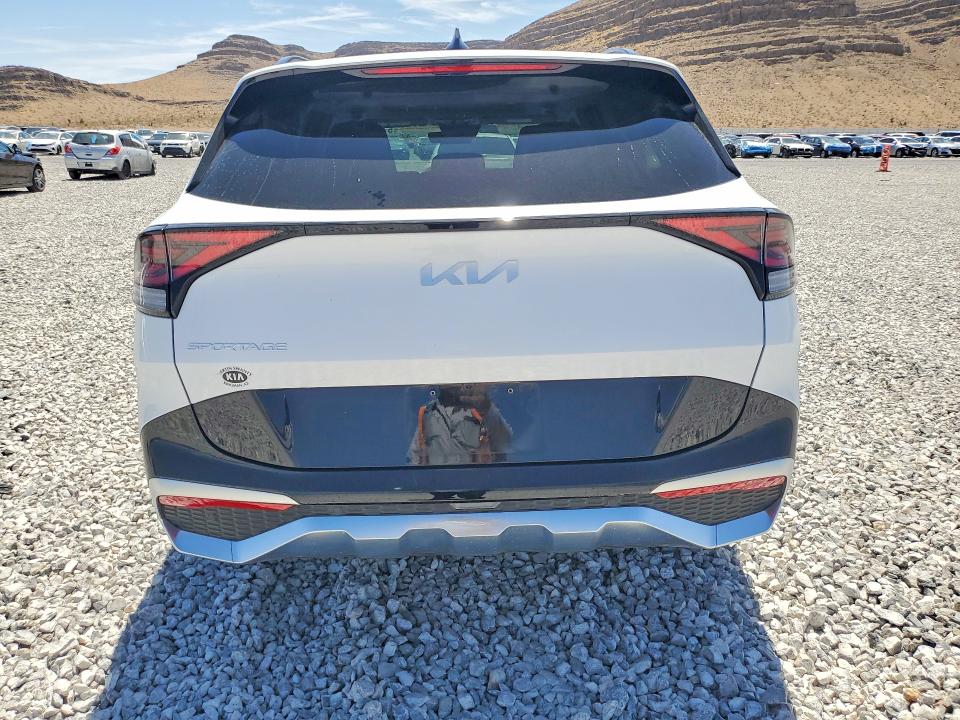 2025 Kia Sportage VIN 5XYK53DF0SG288660 COPART salvage auction — FRONT END, Nv - Salvage Title, sold $11,100 on 2026-07-29 (photo 6)