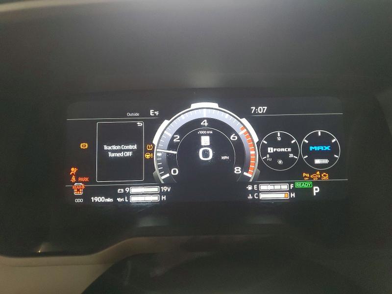 2024 Toyota Sequoia VIN 7SVAAABA7RX046755 COPART salvage auction — FRONT END, Tx - Salvage Vehicle Title (P), sold $17,400 on 2026-07-27 (photo 9)