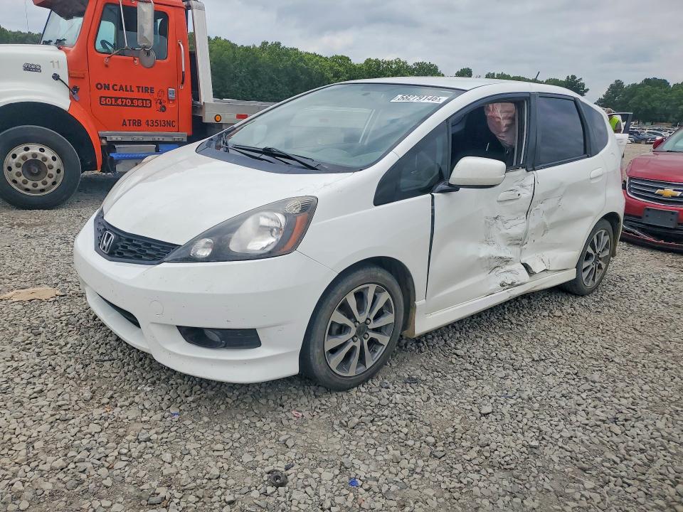 2012 Honda Fit VIN JHMGE8H59CC017931 COPART salvage auction — SIDE, Ar - Cert Of Title-Salvage, sold $125 on 2026-07-27 (photo 1)