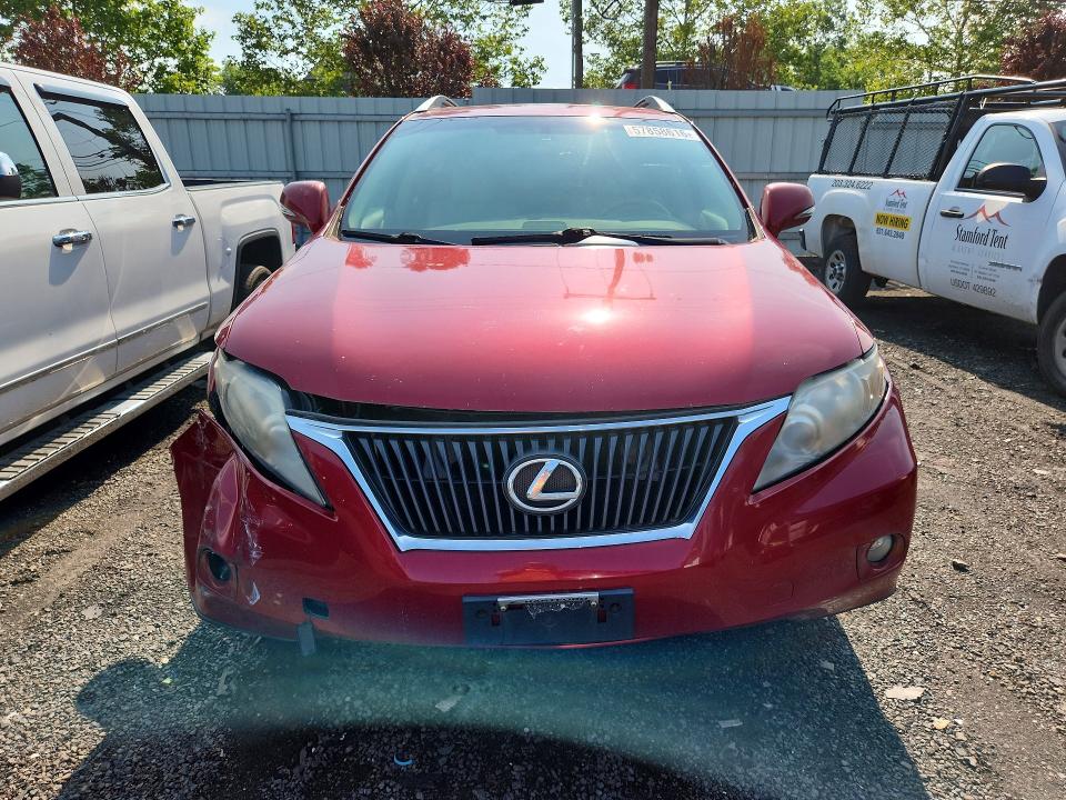 2010 Lexus Rx 350 VIN 2T2BK1BAXAC069263 COPART salvage auction — FRONT END, Ct - Cert Of Title-Salvage, sold $4,000 on 2026-07-02 (photo 5)