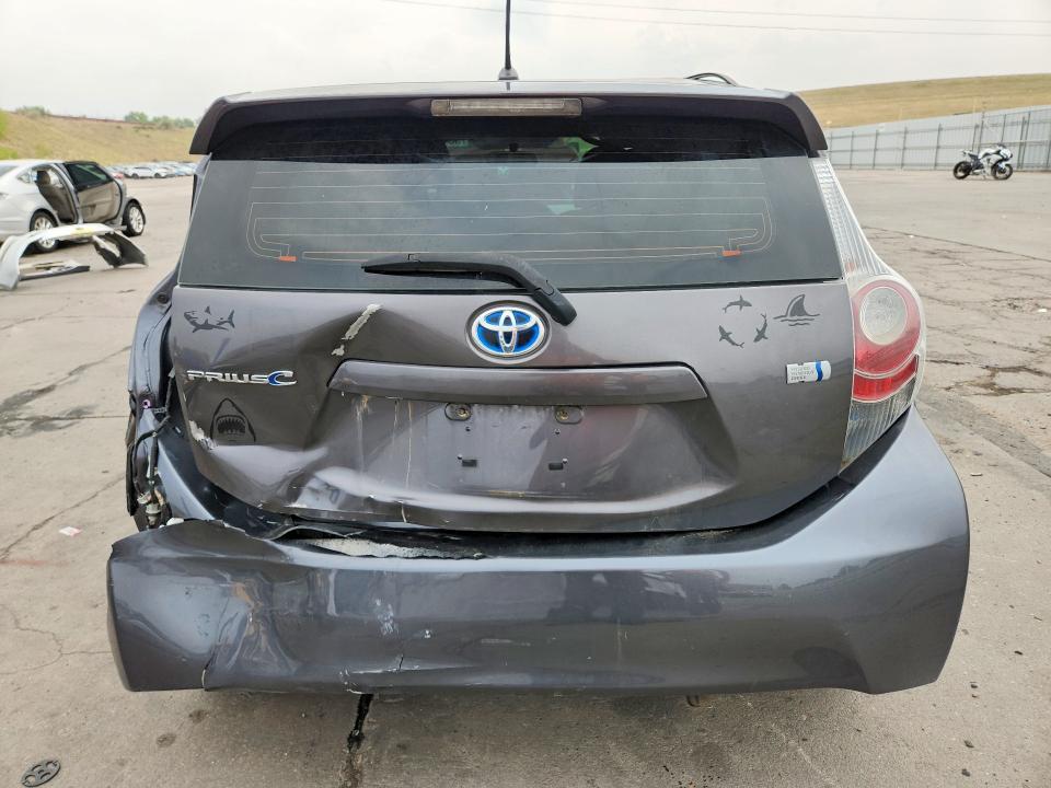 2014 Toyota Prius VIN JTDKDTB34E1565701 COPART salvage auction — REAR END, Co - Public - Salvage Title, sold $500 on 2026-07-15 (photo 6)