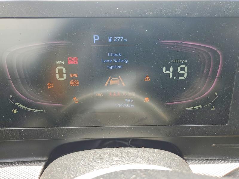 2023 Kia Sportage VIN KNDPU3AF5P7118831 COPART salvage auction — MECHANICAL, NV - CERTIFICATE OF TITLE, sold $7,300 on 2026-07-08 (photo 9)