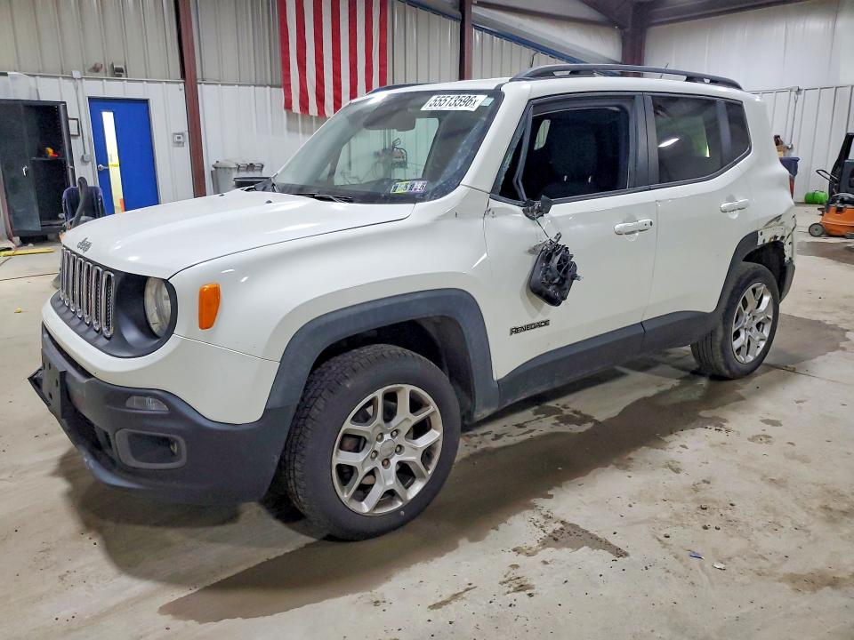 2016 Jeep Renegade VIN ZACCJBBT4GPD91137 COPART salvage auction — SIDE, Pa - Certificate Of Salvage, sold $925 on 2026-07-15 (photo 1)