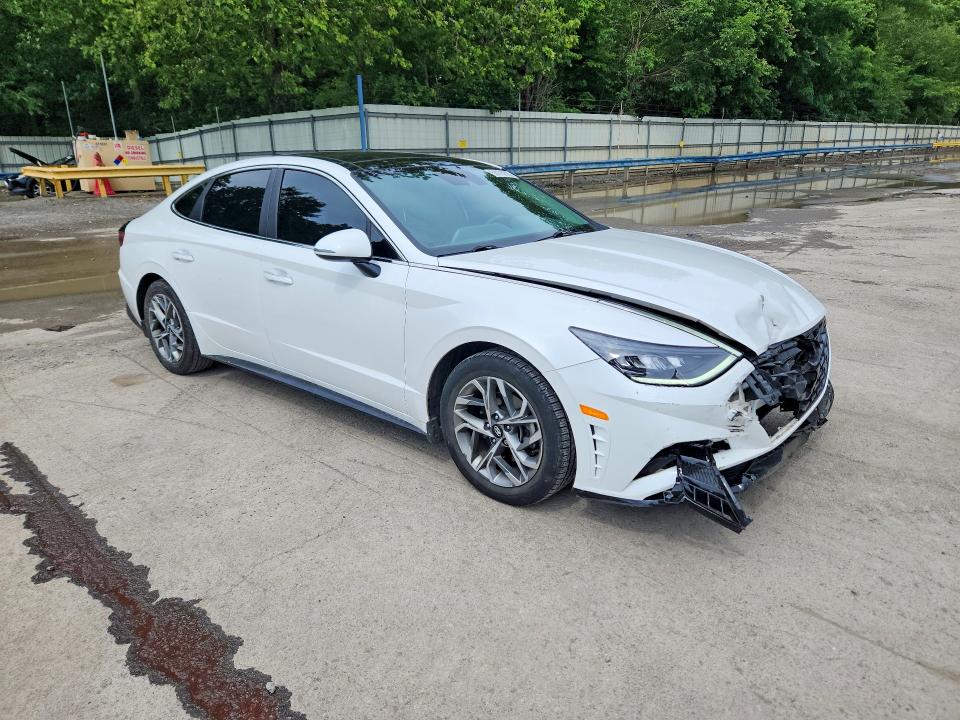 2022 Hyundai Sonata VIN KMHL14JA4NA226371 COPART salvage auction — FRONT END, Pa - Certificate Of Salvage, sold $7,600 on 2026-07-16 (photo 4)