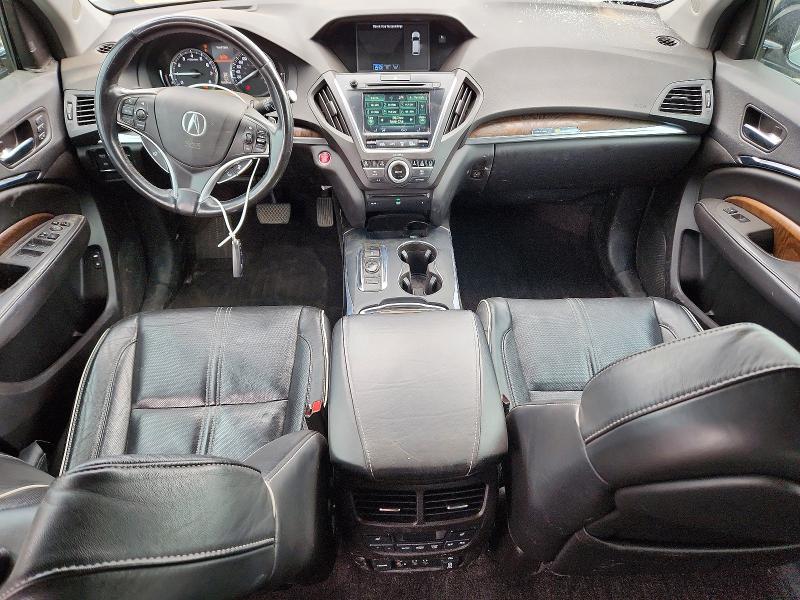 2017 Acura Mdx VIN 5FRYD4H88HB504736 COPART salvage auction — FRONT END, Ab - Bos - Salvage, sold $7,200 on 2026-07-02 (photo 8)