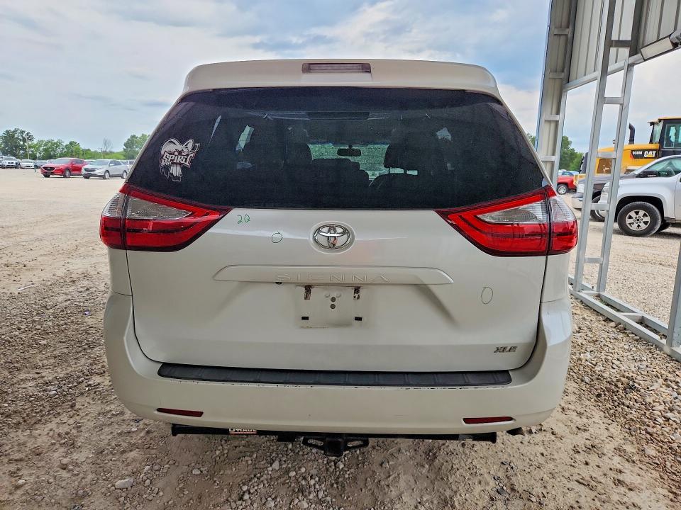 2015 Toyota Sienna VIN 5TDYK3DC2FS536618 COPART salvage auction — HAIL, Mo - Certificate Of Title, sold $5,800 on 2026-07-08 (photo 6)